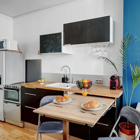 Apartmán Bnbnova - Les Halles 1br - Montorgueil Paříž