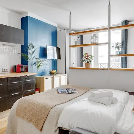 Apartmán Bnbnova - Les Halles 1br - Montorgueil Paříž